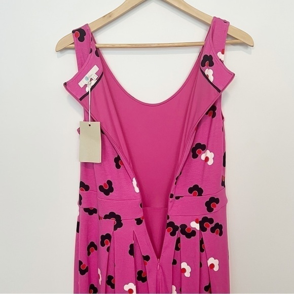 NWT Boden Joanna Ponte Dress in Pink Daisy Floral Sleeveless J0443 Size 8 - Picture 6 of 11